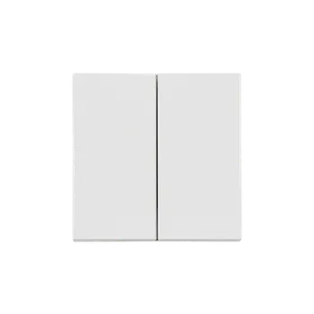 vypínač SIMON TKW6/2/X/114 Kryt 2 násobný pro přístroje spínačů a tlačítek bílá