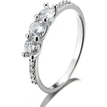 Prsten Stříbrný prsten se třemi zirkony ISABELLA Velikost:6 (EU: 51-53) Ag/; ≤1,37 g 10052_6