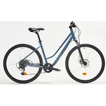 RIVERSIDE Trekové kolo Riverside 500 s nízkým rámem tmavě modré S MODRÁ|ŠEDÁ 2025