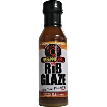 Omáčka BBQ grilovací omáčka Pineapple Heat Rib glaze 439g Kosmo´s Q