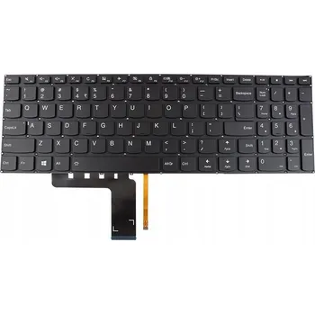 Náhradní klávesnice pro notebook Klávesnice LENOVO IDEAPAD 510-15ISK / LED