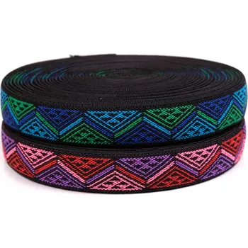 Textilie Pruženka hladká tkaná vzor S šíře 25mm (10m/ks)