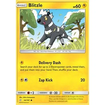 Sběratelská karetní hra Pokémon TEU 044/181 Blitzle - Team Up Stav: Excellent, Verze: NORMAL