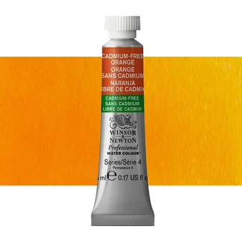 Vodová barva Akvarelová barva Winsor & Newton Professional, 5ml - Cadmium Free Orange
