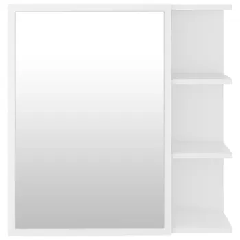 Zrcadlová skříňka z dřevotřísky 62,5 x 20,5 x 64 cm, bílá
