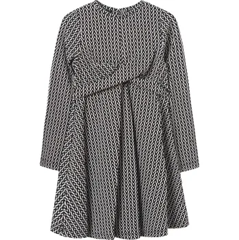 Kojenecké šaty MAYORAL dívčí úpletové šaty DR černá, bílá vel. 162 cm