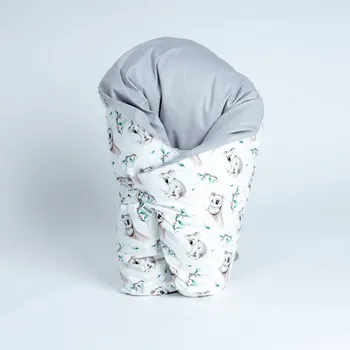 Zavinovačka Tulimese Náhradní povlak spící koala šedý VELIKOST NÁHRADNÉHO POVLAKU: POVLAK 90X90 CM