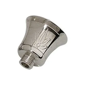 Kotlík k bongu kovový s vyrytým designem, se závitem (Kotlík k bongu kovový velký, se závitem)