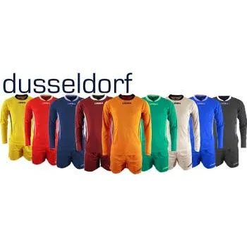 Fotbalový dres Legea Dusseldorf dl. rukáv Velikost: 3XS, Barva: černá 1003