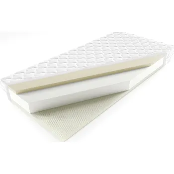 Matrace KAC Pěnová matrace s paměťovou pěnou VISCO a latexem NASA 80x200 cm 16 cm