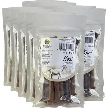Pamlsek pro psa Bohemia Pet Food BOHEMIA kozí tyčinky 10x85g (multipack)