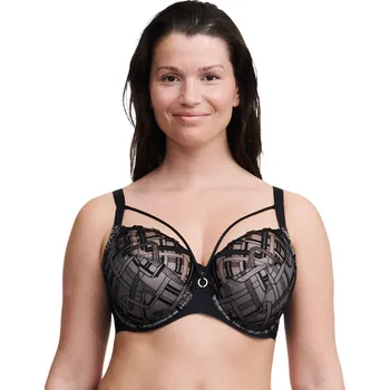 Souprava dámského spodního prádla Podprsenka nevyztužená CHANTELLE (21S1-02), Barva černá, Velikost 85G