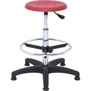 Zvýšená laboratorní stolička POL Special CH, červená