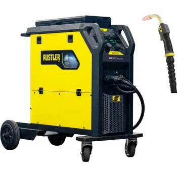Svářečka ESAB Rustler EM 350C PRO Synergic + hořák Exeor UP/DOWN 0448350882
