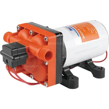 Čerpadlo Seaflo 42 typ SFDPA2-040-055-42 Membránové čerpadlo, 15 l/min, 3.8 bar, 230 VAC, PP/SP/EPDM, PS/BP