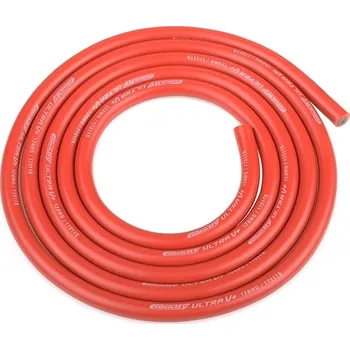 RC vybavení Silikonový kabel 4,5qmm, 12AWG, 1metr, červený