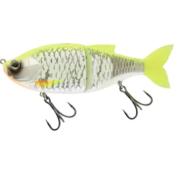 Umělá nástraha DECATHLON Nástraha na lov štik Biwaa Glidbeast 145S žlutý hřbet