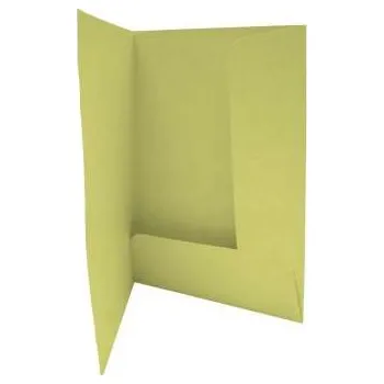 Papírové desky HIT Office - dvě chlopně, A4, žluté, 1 ks