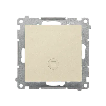 vypínač SIMON TP1L.01/144 Ovladač zapínací, s orientačním LED podsvětlením bez piktogramu (přístroj s krytem