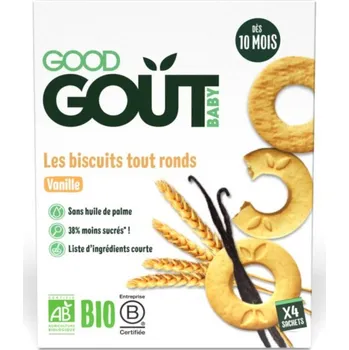 Good Gout BIO Vanilková kolečka (80 g)