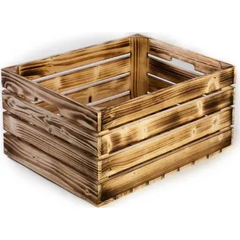 Úložný box Opálená bedýnka 50x36x24