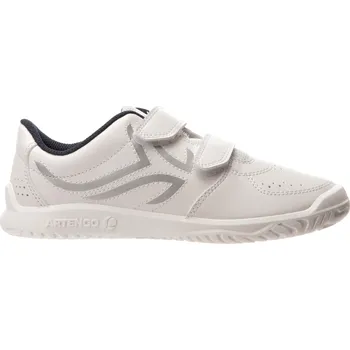 Dětská běžecká obuv DECATHLON Dětské boty na suchý zip TS100 bílo-modré 35 BÍLÁ