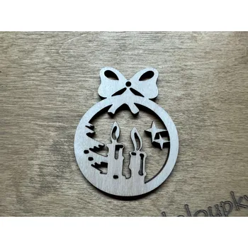 Vánoční ozdoba DCH Vánoční ozdoba Svíčky hvězdy