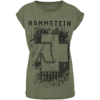 Dámské tričko Tričko z Rammstein - 6 Herzen - Ženy - olivová