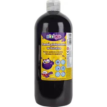 Výtvarná barva Strigo Temperová barva STRIGO 1000 ml - černá 399411