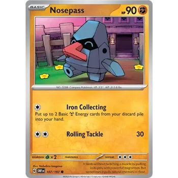 Karetní hra Pokémon TCG Nosepass 107/197