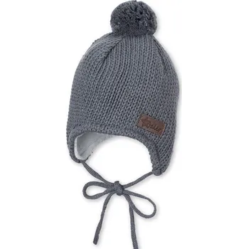 Čepice Zimní čepice Sterntaler tmavě šedá 43