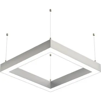 NASLI Stropní závěsné svítidlo STELLA DOMI LED 100 cm 196 W stříbrná