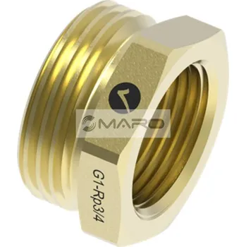 Fitinka Merabell Redukce mosazná pro vodu a plyn Rp3/4"F x G1"M pro vlnovcovou trubku DN20, M0222