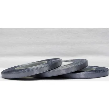 Stuha Saténová stuha světle šedá silver