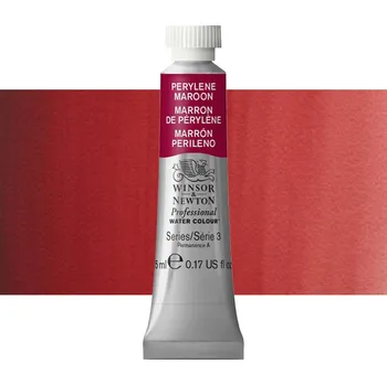 Vodová barva Akvarelová barva Winsor & Newton Professional, 5ml - Perylene Maroon