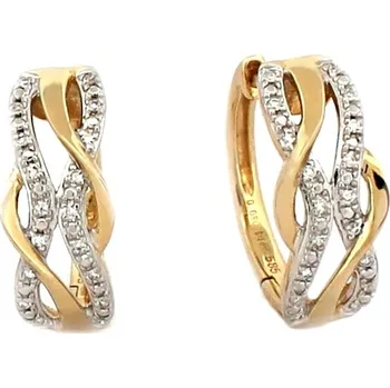 Náušnice Gems Diamantové náušnice 8016