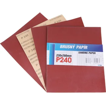 Brusný papír Brusný papír, 230 x 280mm, hr. 240