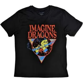 Pánské oblečení Merch Imagine Dragons: Imagine Dragons Unisex T-shirt: Skeleton Flute (x-large) XL