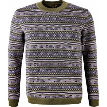 Dámský svetr Kama Merino svetr 5044 106 - tmavě zelená L