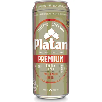 Pivo Pivovary Lobkowicz Platan 12° - 0,5l plech