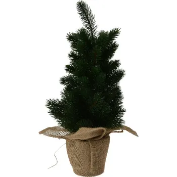 Vánoční stromek Dekorační stromek Smrk tmavě zelená, 45 cm