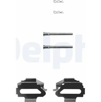 Přislušenství brzdového systému Sada příslušenství, obložení kotoučové brzdy DELPHI LX0162