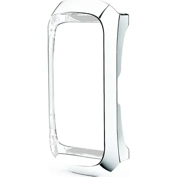 Příslušenství k chytrým hodinkám Silikonový kryt pro Samsung Galaxy Fit - Stříbrný