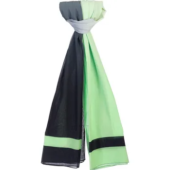 Šátek Dámský šátek 90 x 175 cm Two-tone 23-06 světle zelený
