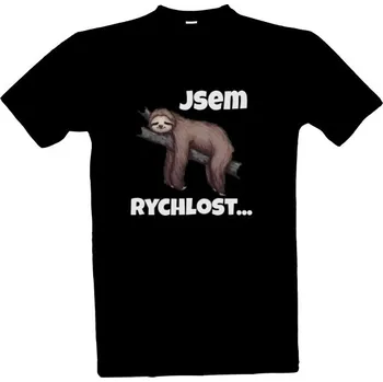 Pánská móda Tričko s potiskem Lenochod 1 pánské