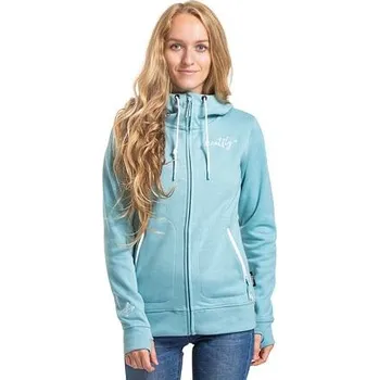 Meatfly dámská technická mikina Omni Dusty Mint | Modrá | Velikost XS