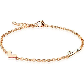 Náramek Dámský náramek ocel v barvě SSAHBJ-14278-RD délka 24 cm