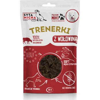 Pamlsek pro psa Syta micha Hovězí tréninkové pamlsky pro psy 80g