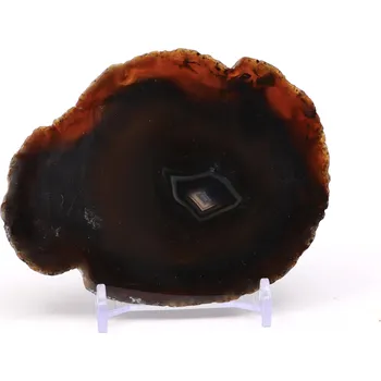 Přírodní kámen Magieprirody.cz Achátový plát velikost 10 cm + stojánek #1616 - Top kvalita