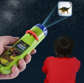 Gadget Torch and Projector dětská promítačka s dinosaury zelená